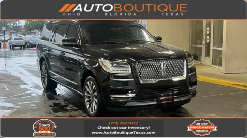 Black 2020 Lincoln Navigator L Reserve for sale in Alvin, TX