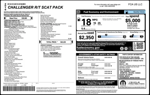 Photos of 2018 Dodge Challenger R T Scat Pack for sale in Alvin, TX at Auto Boutique Texas