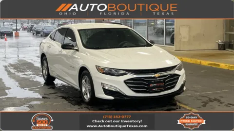 White 2019 Chevrolet Malibu LS for sale in Alvin, TX