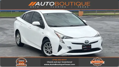 White 2016 Toyota Prius Three for sale in Alvin, TX