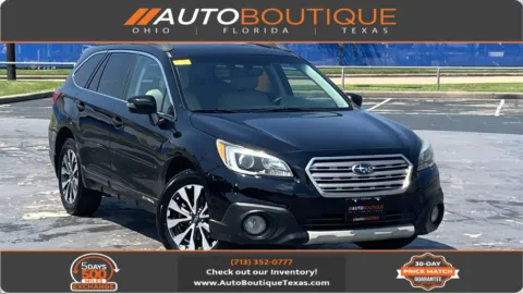 Black 2015 Subaru Outback 2.5i Limited for sale in Alvin, TX