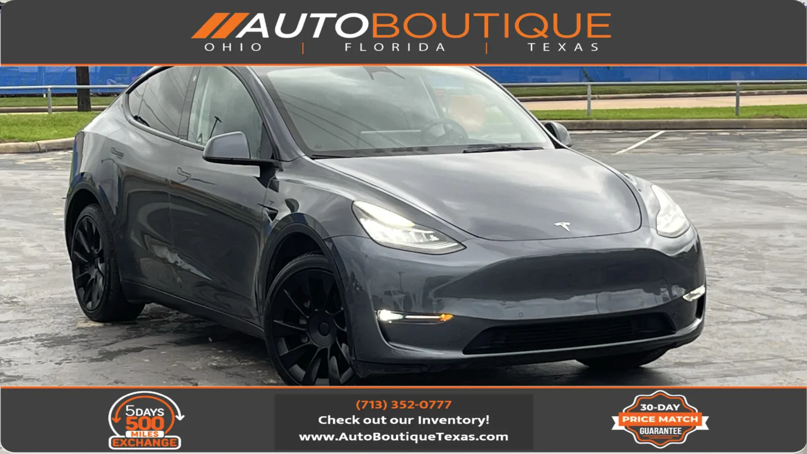 Gray 2022 Tesla Model Y Long Range for sale in Alvin, TX