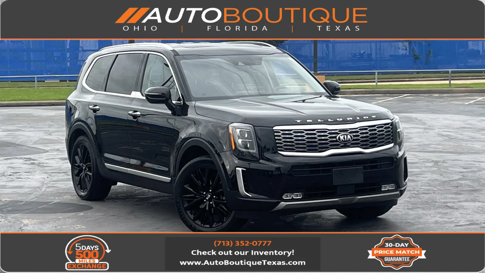 Black 2021 Kia Telluride SX for sale in Alvin, TX