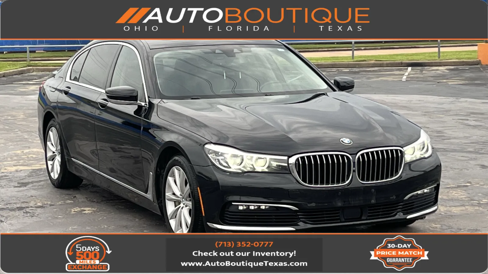 Black 2018 BMW 740 I 740i for sale in Alvin, TX