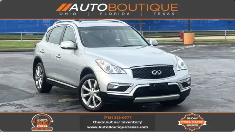 Silver 2017 INFINITI QX50 for sale in Alvin, TX