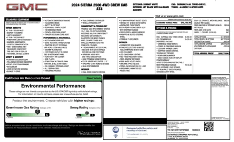 Photos of 2024 GMC Sierra 2500HD AT4 for sale in Alvin, TX at Auto Boutique Texas