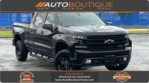 Black 2020 Chevrolet Silverado 1500 LT Trail Boss for sale in Alvin, TX