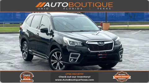Black 2019 Subaru Forester Limited for sale in Alvin, TX