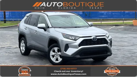 Silver 2019 Toyota RAV4 Hybrid LE for sale in Alvin, TX
