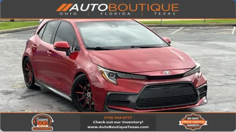 Red 2021 Toyota Corolla Hatchback SE for sale in Alvin, TX