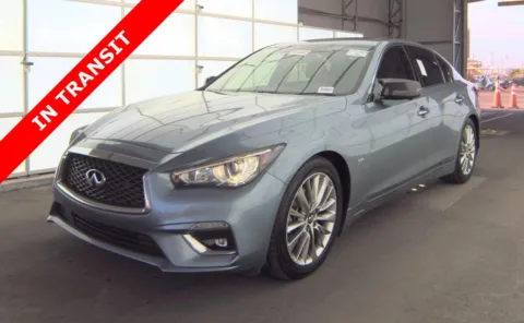 Blue 2018 INFINITI Q50 3.0t LUXE for sale in Alvin, TX