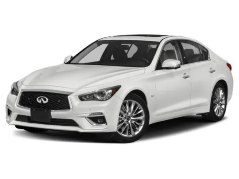 Blue 2018 INFINITI Q50 3.0t LUXE for sale in Alvin, TX