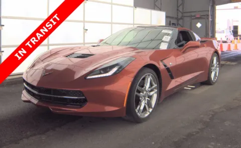 Orange 2015 Chevrolet Corvette Z51 2LT for sale in Alvin, TX