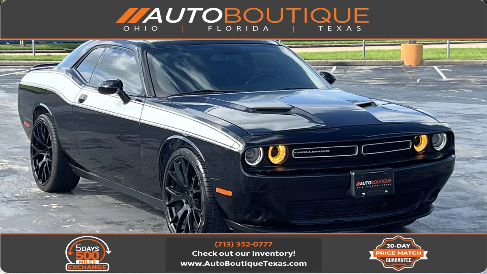 Black 2018 Dodge Challenger SXT for sale in Alvin, TX