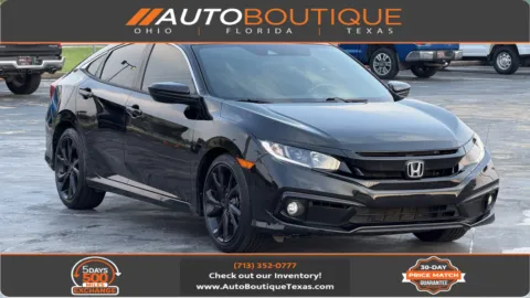 Black 2021 Honda Civic Sedan Sport for sale in Alvin, TX