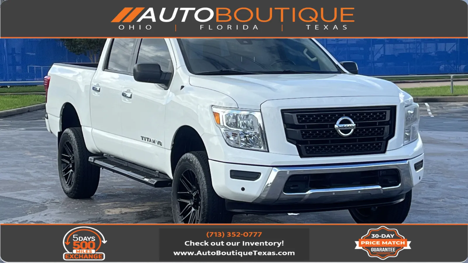 White 2020 Nissan Titan SV for sale in Alvin, TX