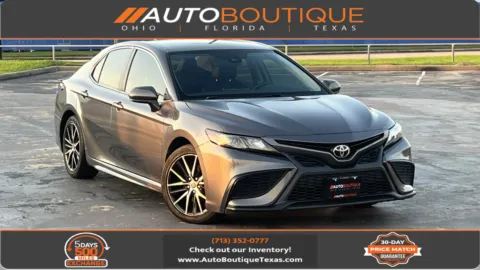 Gray 2021 Toyota Camry SE Nightshade for sale in Alvin, TX