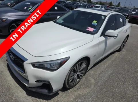 White 2020 INFINITI Q50 3.0t SPORT for sale in Alvin, TX