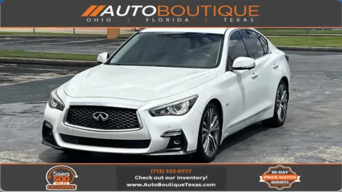White 2020 INFINITI Q50 3.0t SPORT for sale in Alvin, TX