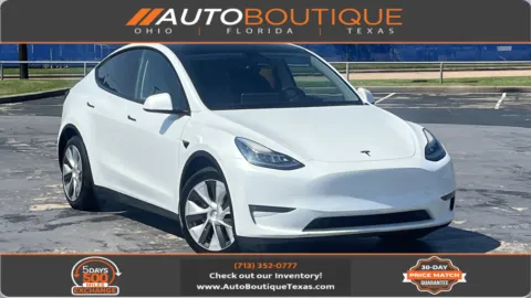 White 2021 TESLA MODEL Y Long Range for sale in Alvin, TX
