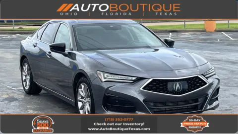 Blue 2021 Acura TLX for sale in Alvin, TX