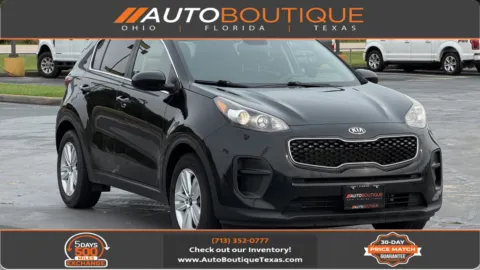 Black 2018 Kia Sportage LX for sale in Alvin, TX