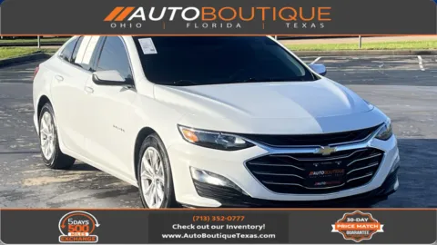 White 2022 Chevrolet Malibu LT for sale in Alvin, TX