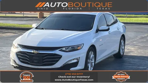 White 2022 Chevrolet Malibu LT for sale in Alvin, TX