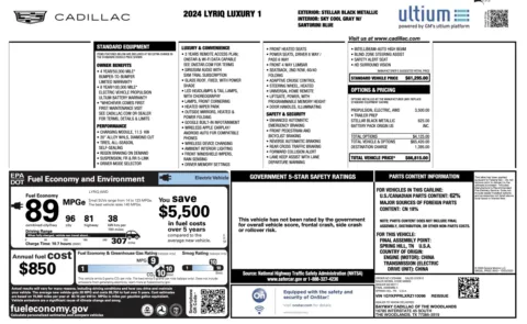 Photos of 2024 Cadillac LYRIQ Luxury for sale in Alvin, TX at Auto Boutique Texas
