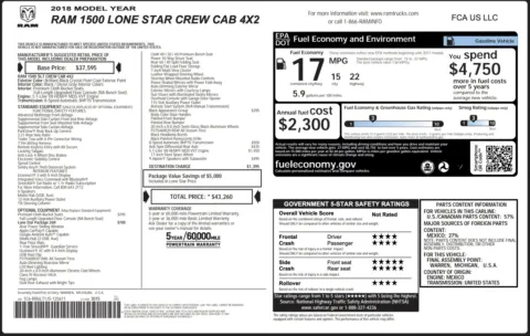 Photos of 2018 Ram 1500 Lone Star for sale in Alvin, TX at Auto Boutique Texas