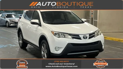 White 2015 Toyota RAV4 XLE for sale in Alvin, TX