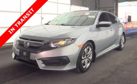 Gray 2018 Honda Civic Sedan LX for sale in Alvin, TX