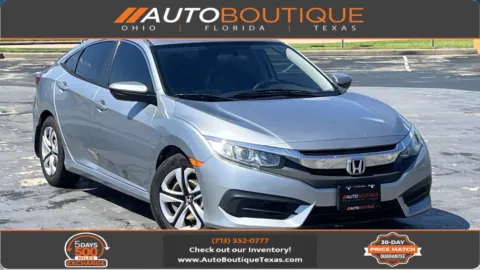 Gray 2018 Honda Civic Sedan LX for sale in Alvin, TX