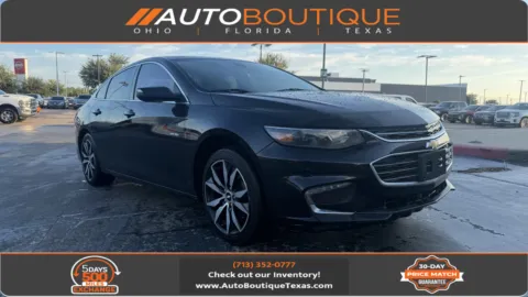 Black 2017 Chevrolet Malibu LT for sale in Alvin, TX