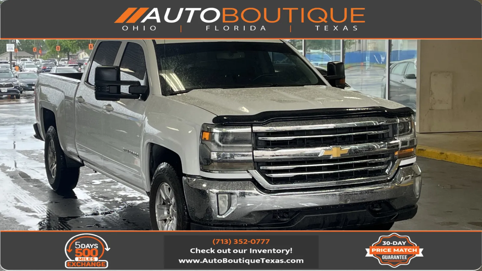 White 2017 Chevrolet Silverado 1500 LT for sale in Alvin, TX