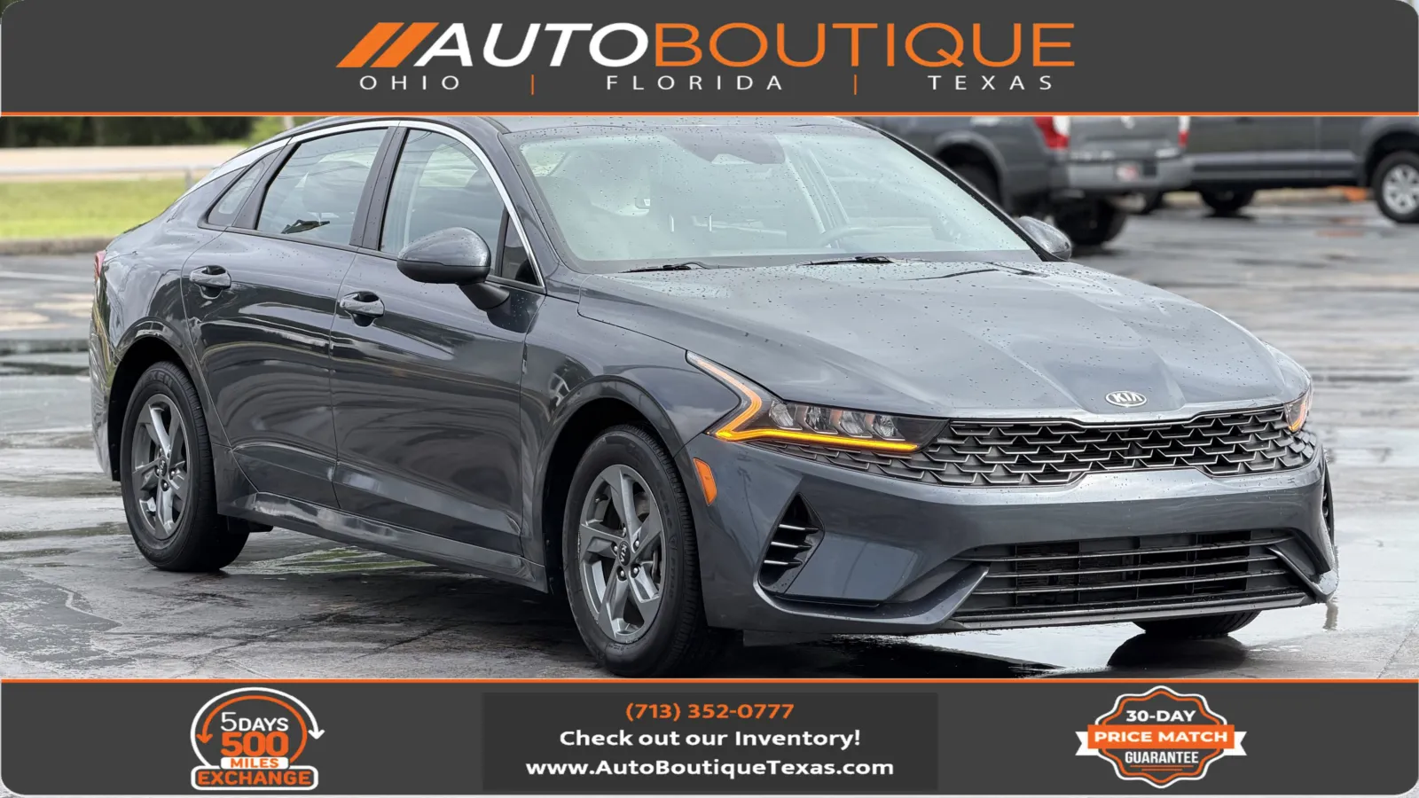 Gray 2021 Kia K5 LXS for sale in Alvin, TX
