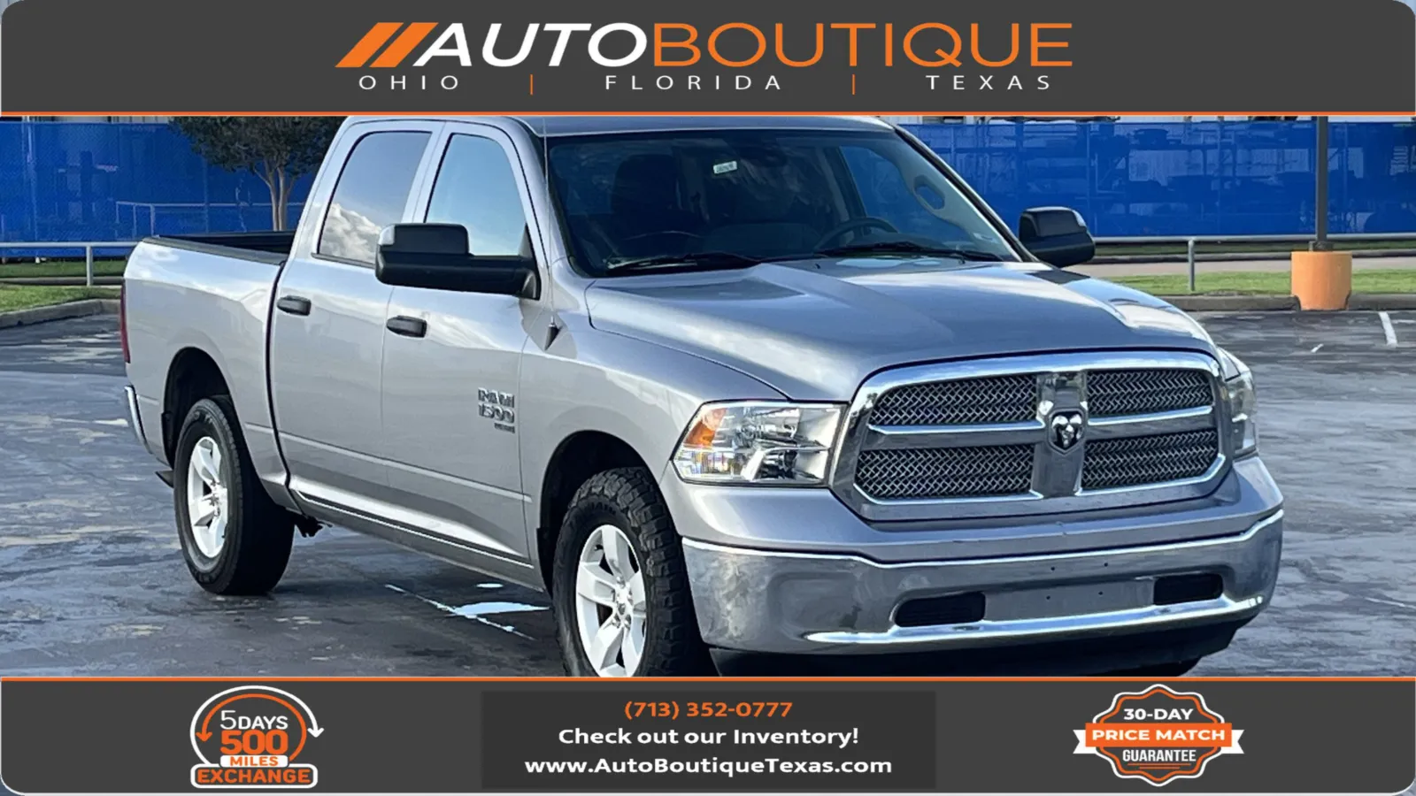 Silver 2023 Ram 1500 Classic SLT for sale in Alvin, TX