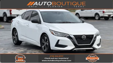 White 2021 Nissan Sentra SV for sale in Alvin, TX