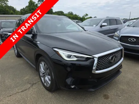 Black 2021 INFINITI QX50 LUXE for sale in Alvin, TX