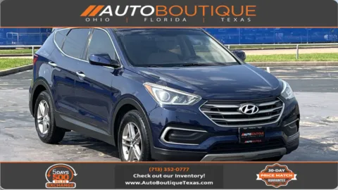 Blue 2018 Hyundai Santa Fe Sport 2.4L for sale in Alvin, TX