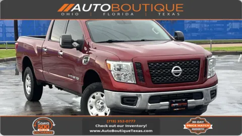 Red 2019 Nissan Titan XD SV for sale in Alvin, TX