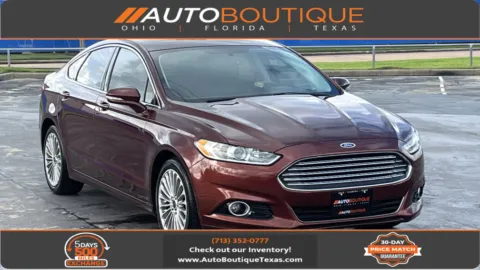 White 2016 Ford Fusion Titanium for sale in Alvin, TX