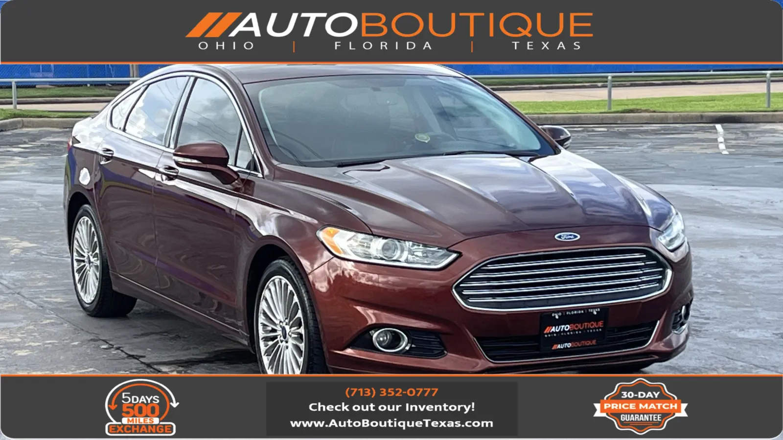 White 2016 Ford Fusion Titanium for sale in Alvin, TX