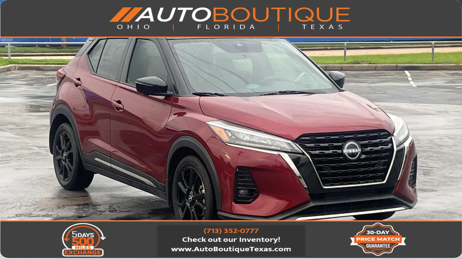 Red 2023 Nissan Kicks SR for sale in Alvin, TX
