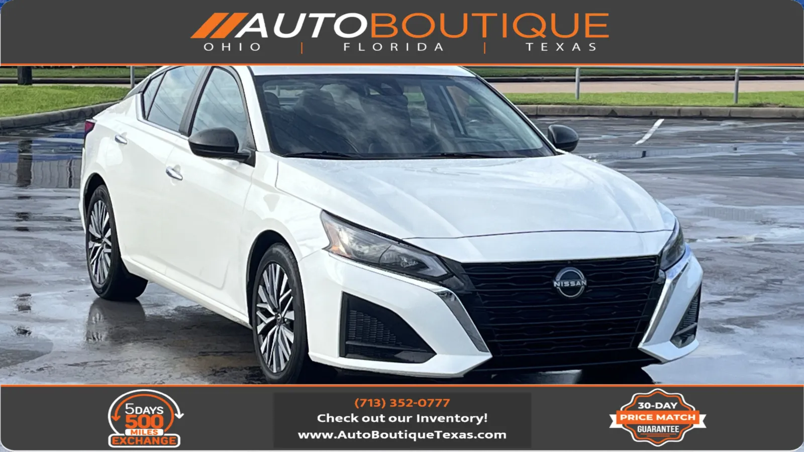 White 2025 Nissan Altima SV for sale in Alvin, TX