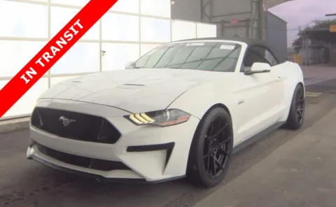 White 2019 Ford Mustang GT Premium for sale in Alvin, TX