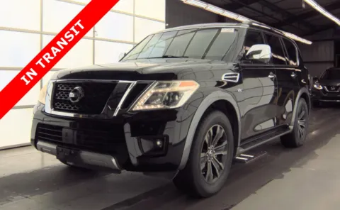 Black 2017 Nissan Armada Platinum for sale in Alvin, TX