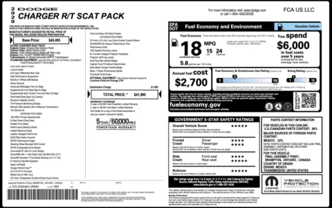 Photos of 2020 Dodge Charger Scat Pack for sale in Alvin, TX at Auto Boutique Texas