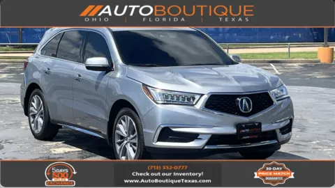 Silver 2018 ACURA MDX TECHNO w/Technology Pkg for sale in Alvin, TX