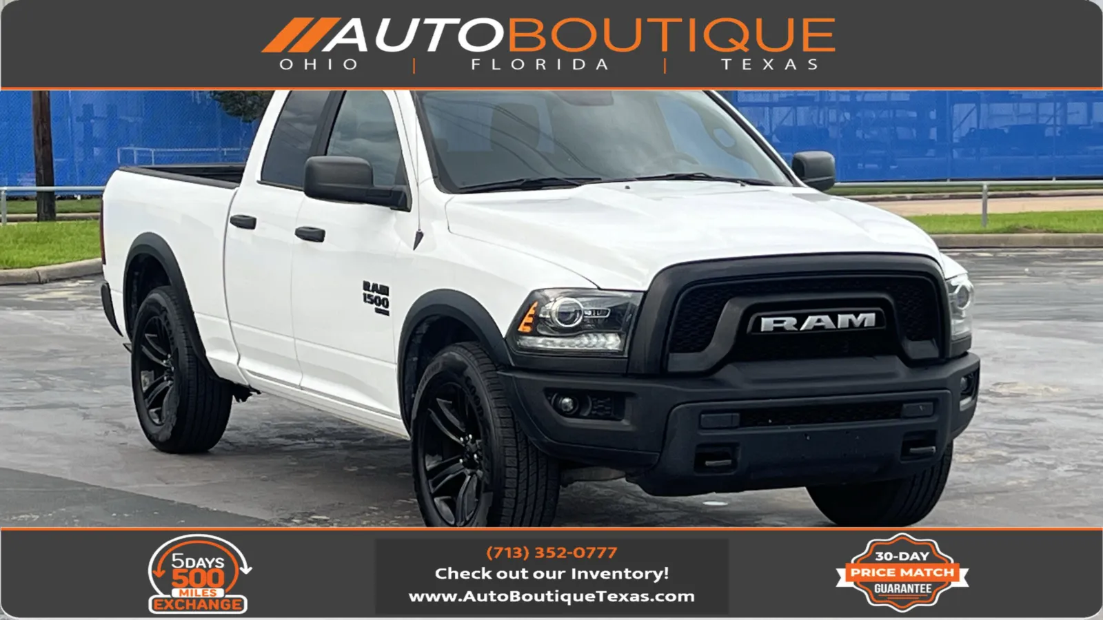 White 2023 Ram 1500 Classic Warlock for sale in Alvin, TX